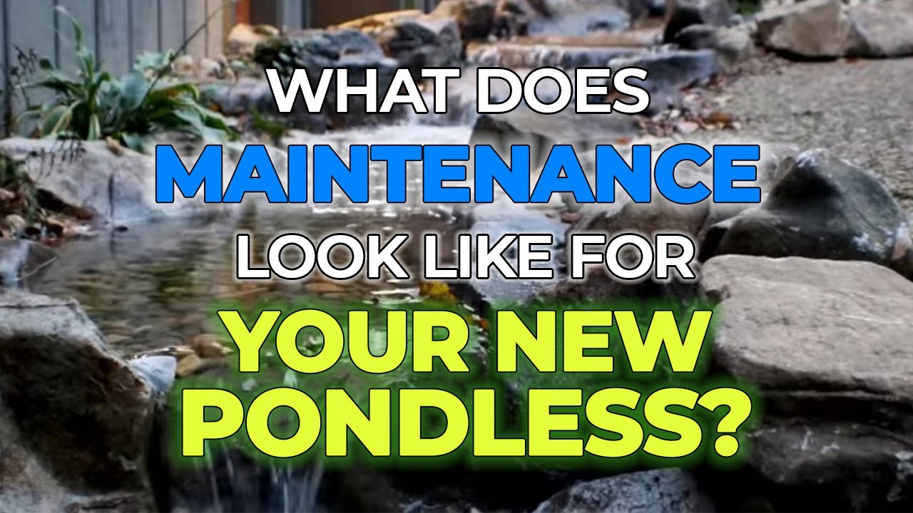 How To Care For Your New Pondless Water Feature