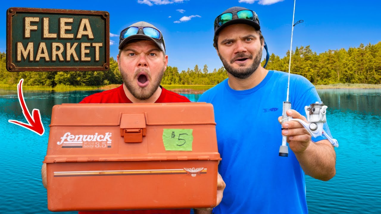 $5 Flea Market Fishing Challenge!!!