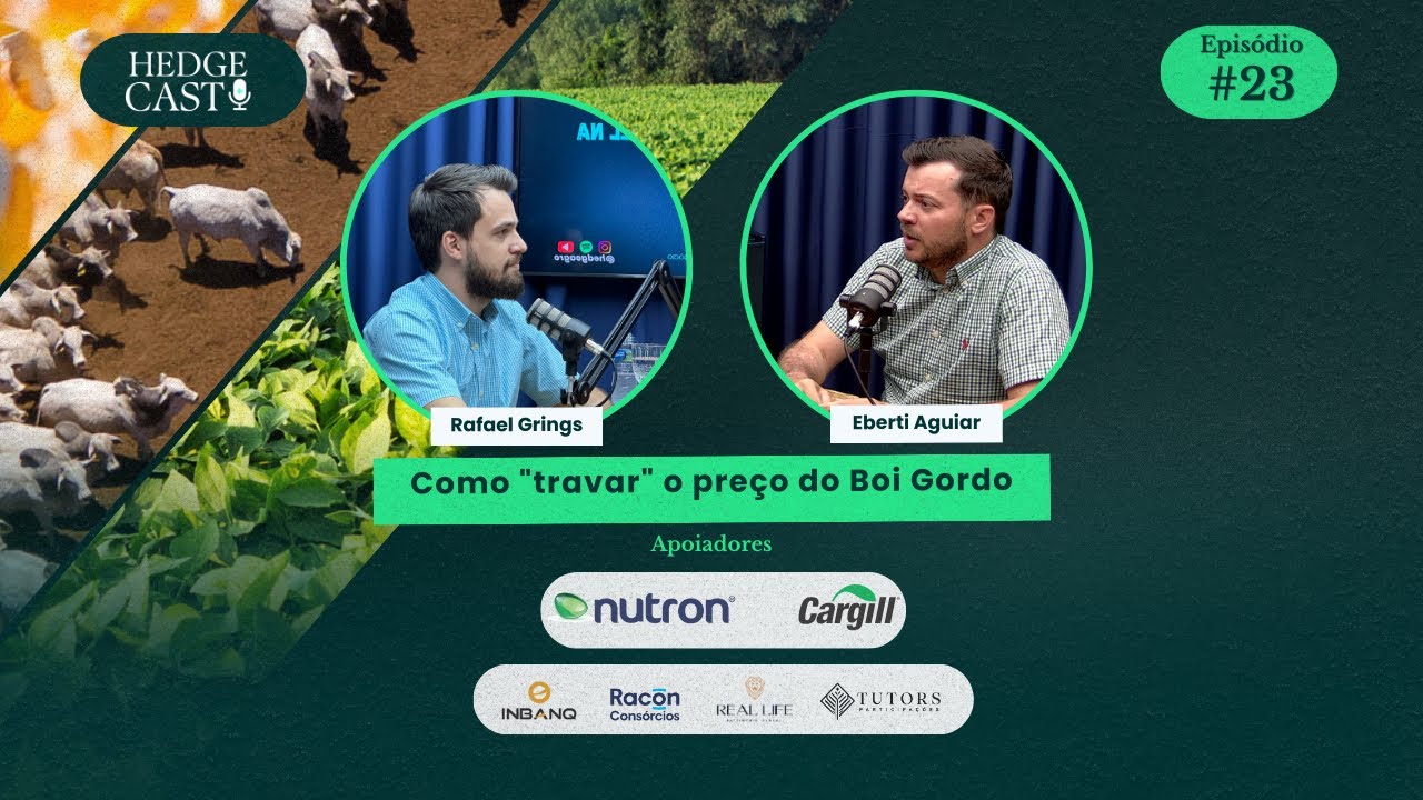 HedgeCast 23 – Como “travar” o preço do Boi Gordo #pecuaria