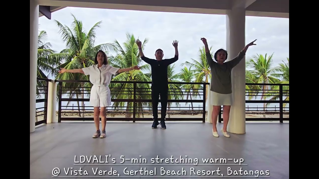 5-min stretching warm-up by LDVALI in Batangas