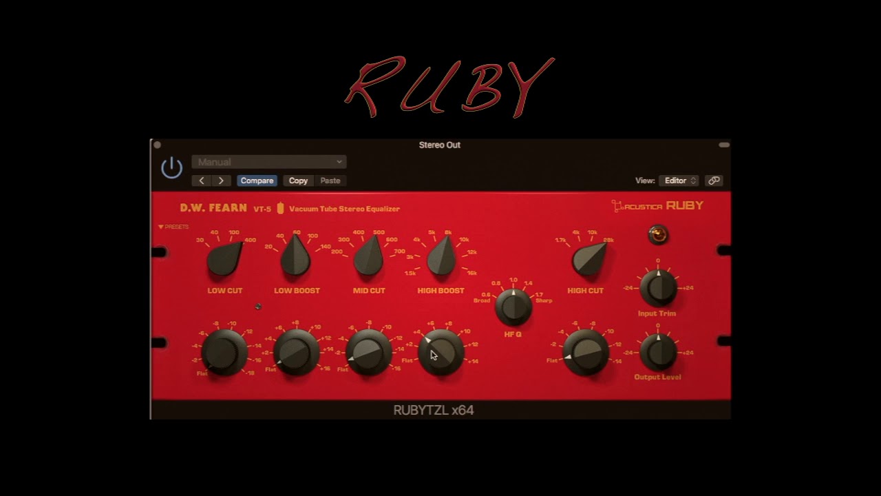 Acustica Audio RUBY demo