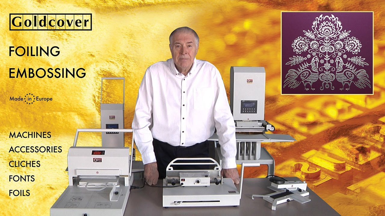 The Best System for Hot Print Stamping and Embossing  “GOLDCOVER”