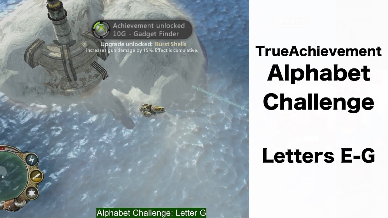 TrueAchievements Alphabet Challenge - Letters E-G Xbox Achievements