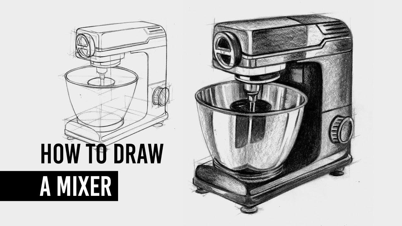 HOW TO DRAW PRODUCT APPLIANCE 