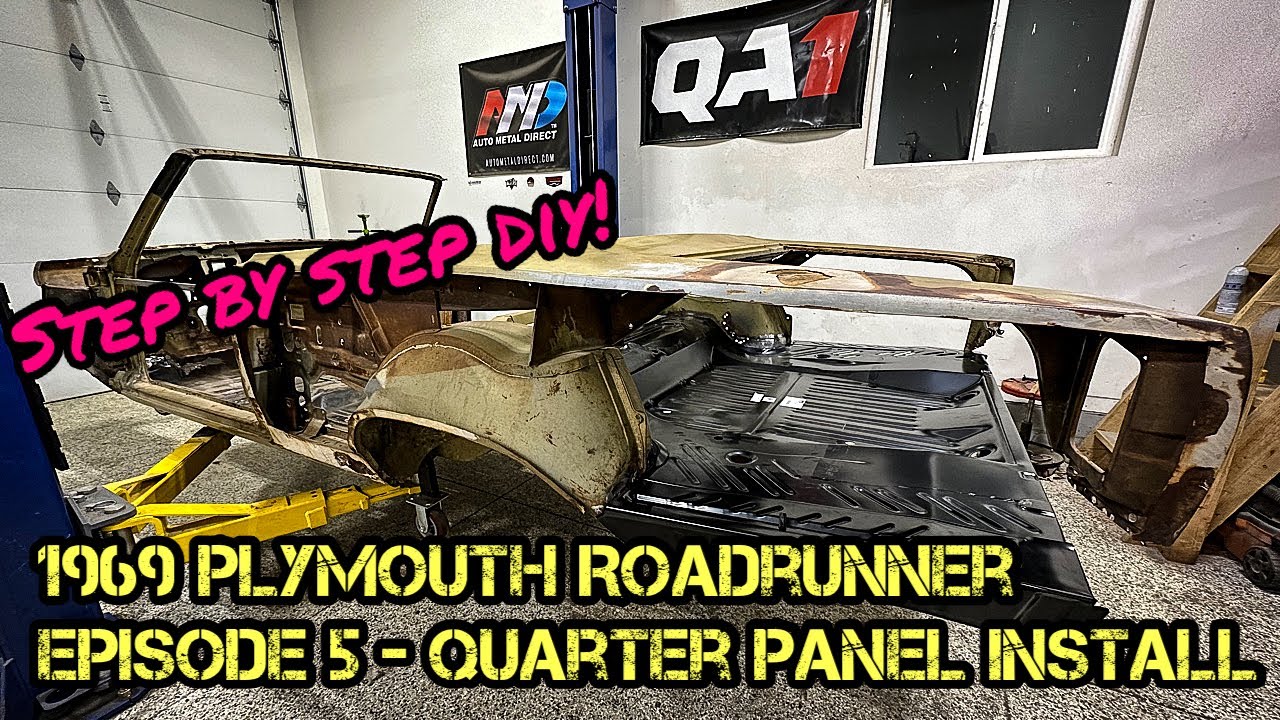 Реставрация Plymouth Roadrunner 1969 года — Эпизод 5 — Установка боковой панели — Часть 1