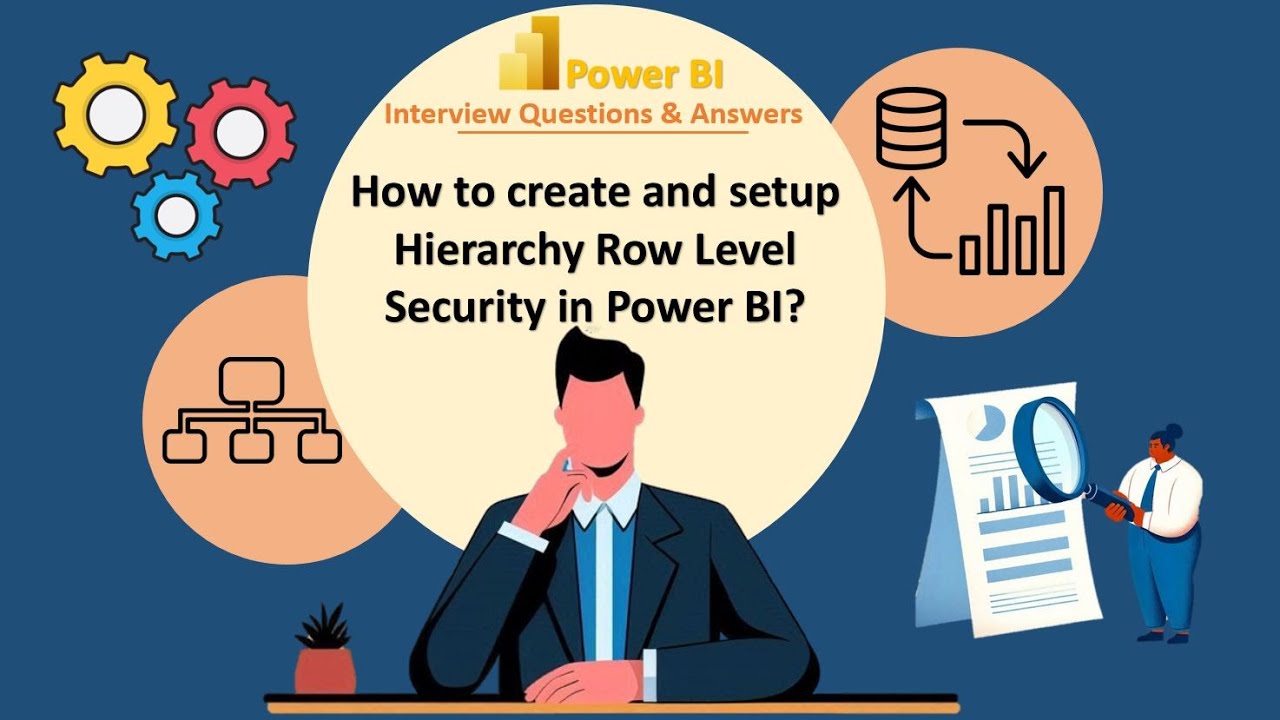 Power BI interview Q&A | How to Setup Hierarchy based Row Level Security in Power BI?