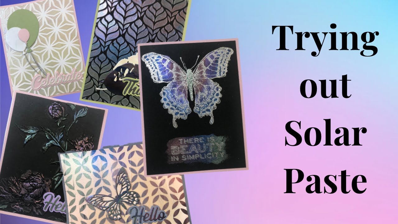 Методы работы с солнечной пастой, которые стоит попробовать при изготовлении открыток