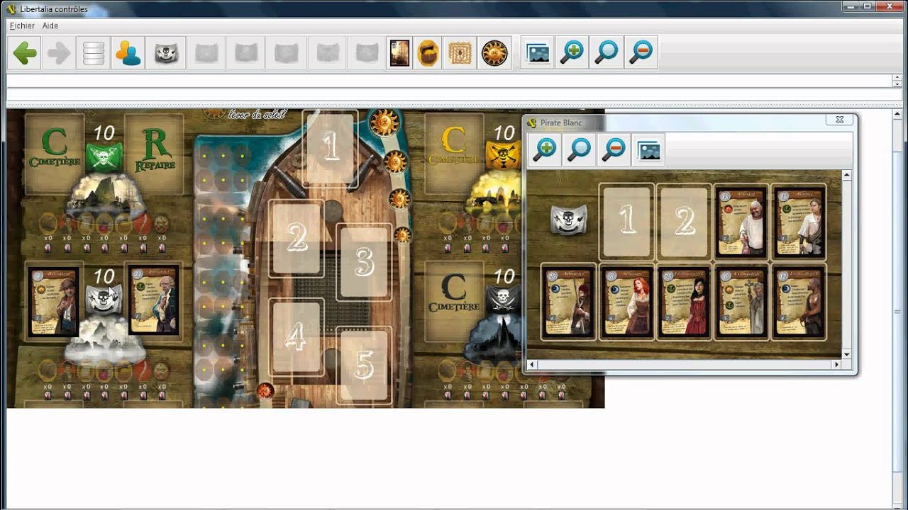 Libertalia de Paolo Mori, édité par Marabunta, module par VassalForge