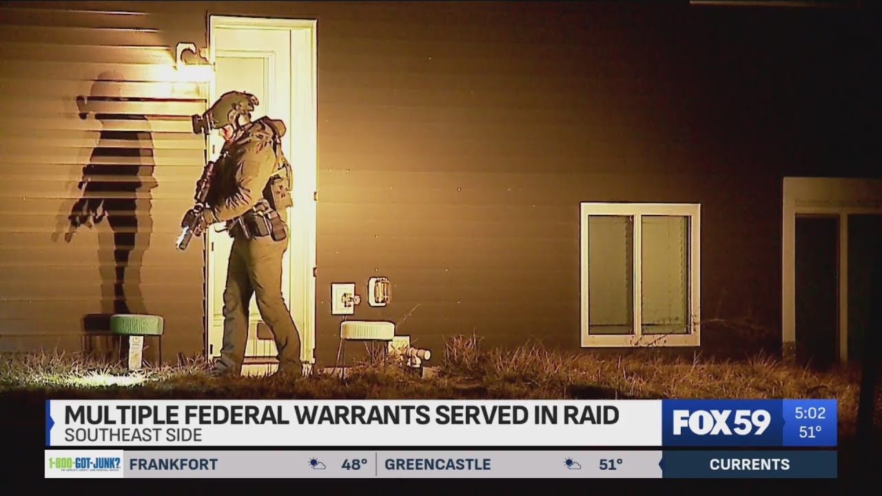 Authorities conduct warrant sweep in Indianapolis raids