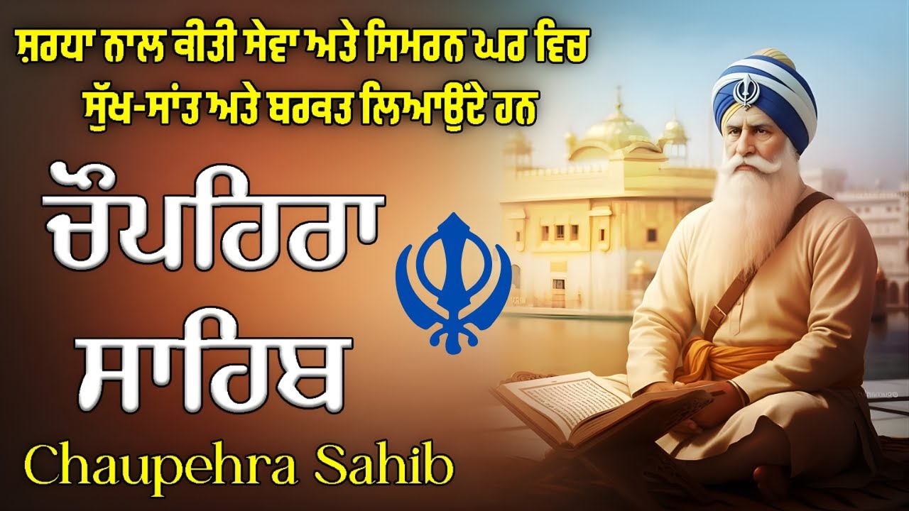 🙏Chaupehra Sahib | ਚੌਪਹਿਰਾ ਸਾਹਿਬ | NItnem | Sukhmani Sahib | Japji Sahib Path #chaupehrasahib
