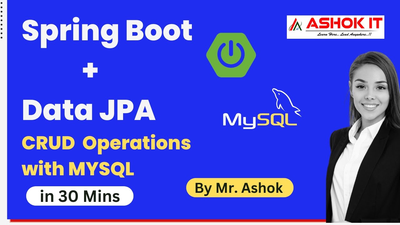 Springboot REST API CRUD-операции, руководство по работе с базой данных MySQL @ashokit