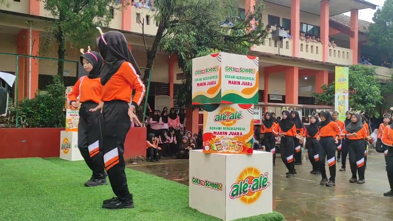 Senam irama kelas 7E Spensari 2026