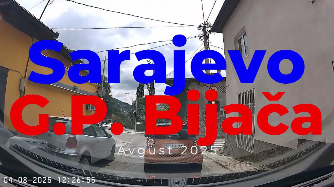 Snimak dnevne vožnje na relaciji Sarajevo - Granični prelaz Bijača #august #2025 #visitbosnia