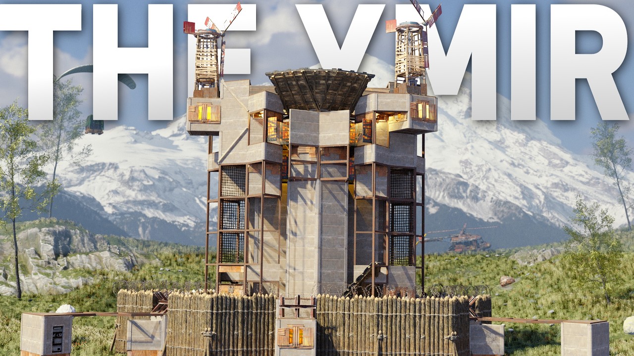 ЛУЧШАЯ дешевая яйцевидная база с открытым ядром и бункером в Rust 2026 | The YMIR