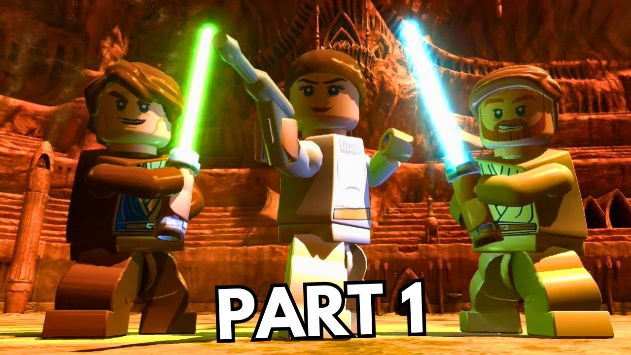 LEGO Star Wars 3: The Clone Wars Part 1 - GEONOSIAN ARENA (FULL GAME)