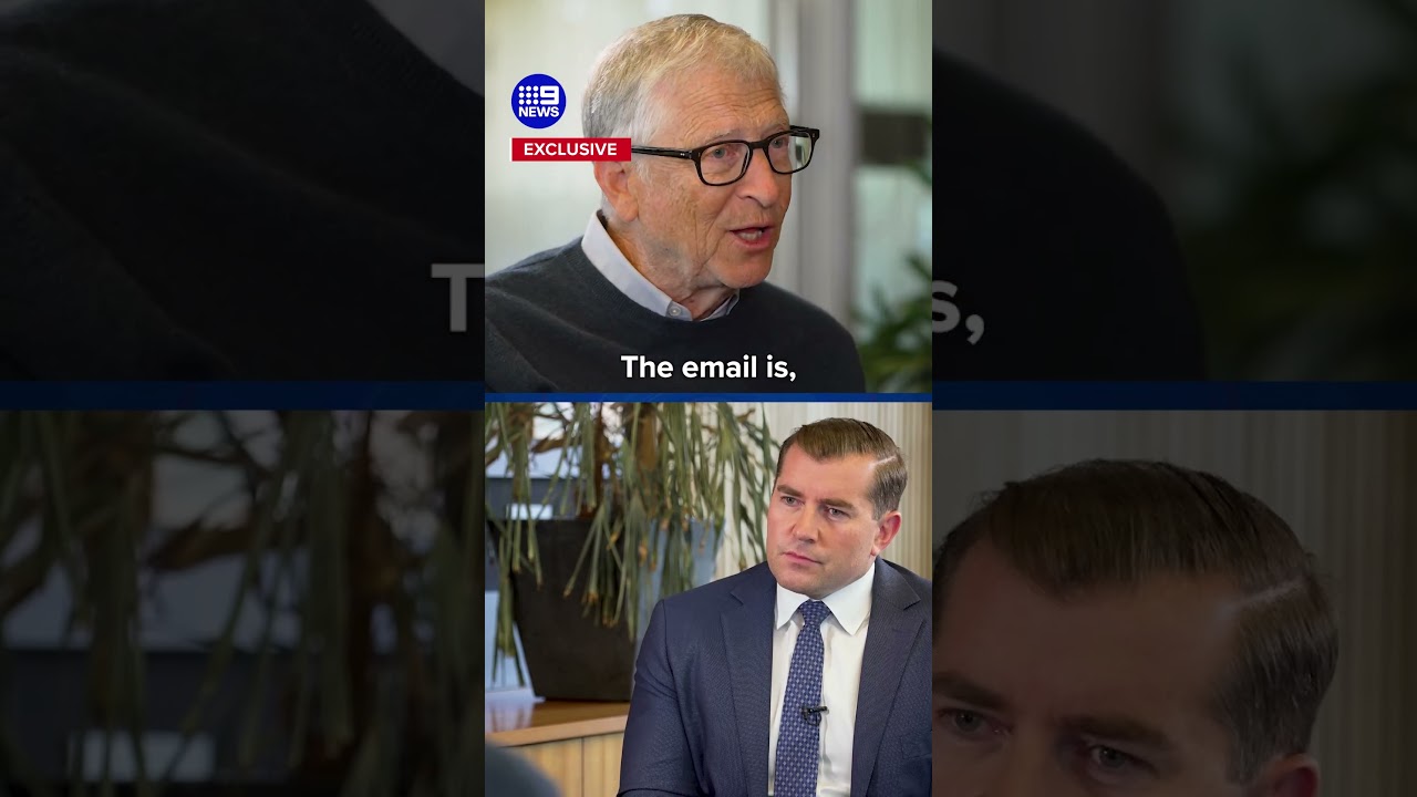 Bill Gates on Epstein Relationship  | 9 News Australia