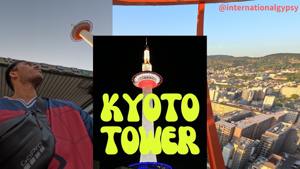 Kyoto tower from inside  ||  Indian in japan