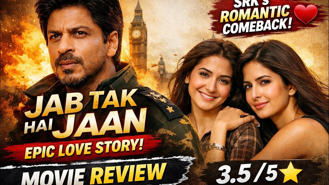 Jab Tak Hai Jaan Movie Review | Shah Rukh Khan Romantic Comeback Explained | Hindi Review