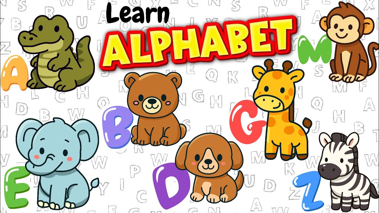 Изучаем алфавит | Алфавит для детей | ABCD для детей | ABC | A для яблока | Английский алфавит | ...
