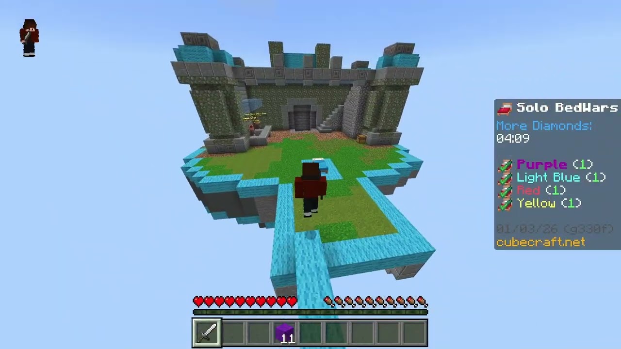 Minecraft Bedwars in F5