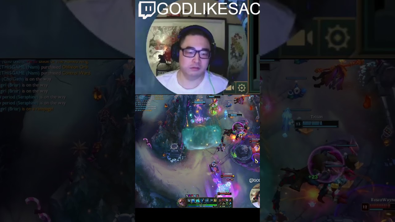 Seraphine Nami NASTY Combo Budget Rivals SweatyLilKoi GodlikeSac   @Sweatylilkoi⁩  