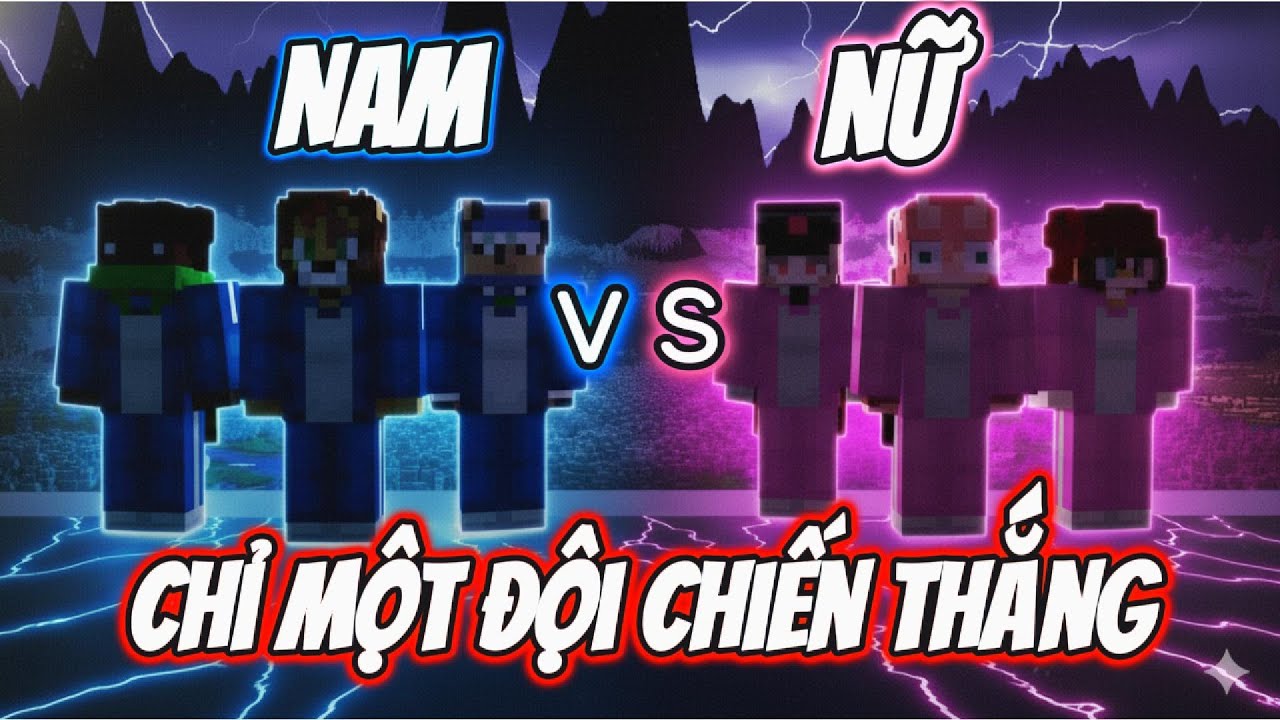 Chỉ Một Đội Chiến Thắng! 1000 Người Chơi Minecraft Tr&ecirc;n 2 H&ograve;n Đảo