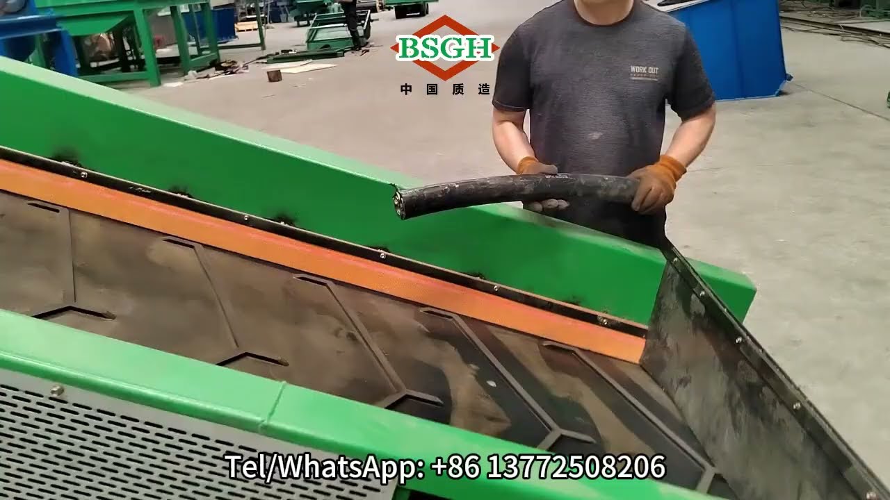 Heavy-duty Armored Cable Recycling Plant: Armored Cable Shredder & Copper Cable Granulator Machine