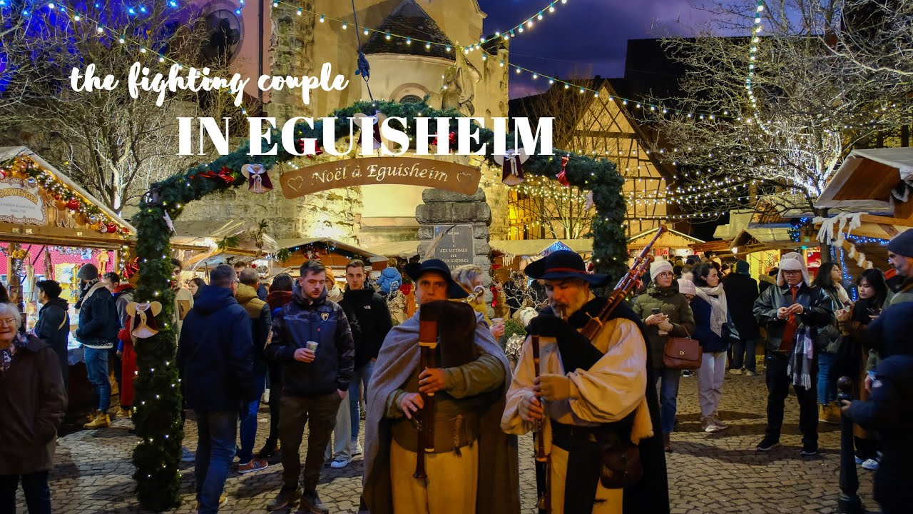 Eguisheim (France) - Experience the Magic of a Traditional Christmas Market in Alsace (4K)