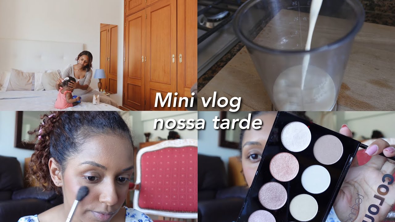 Uma pouco da nossa tarde, maquiagem básica | Fabíola Costa