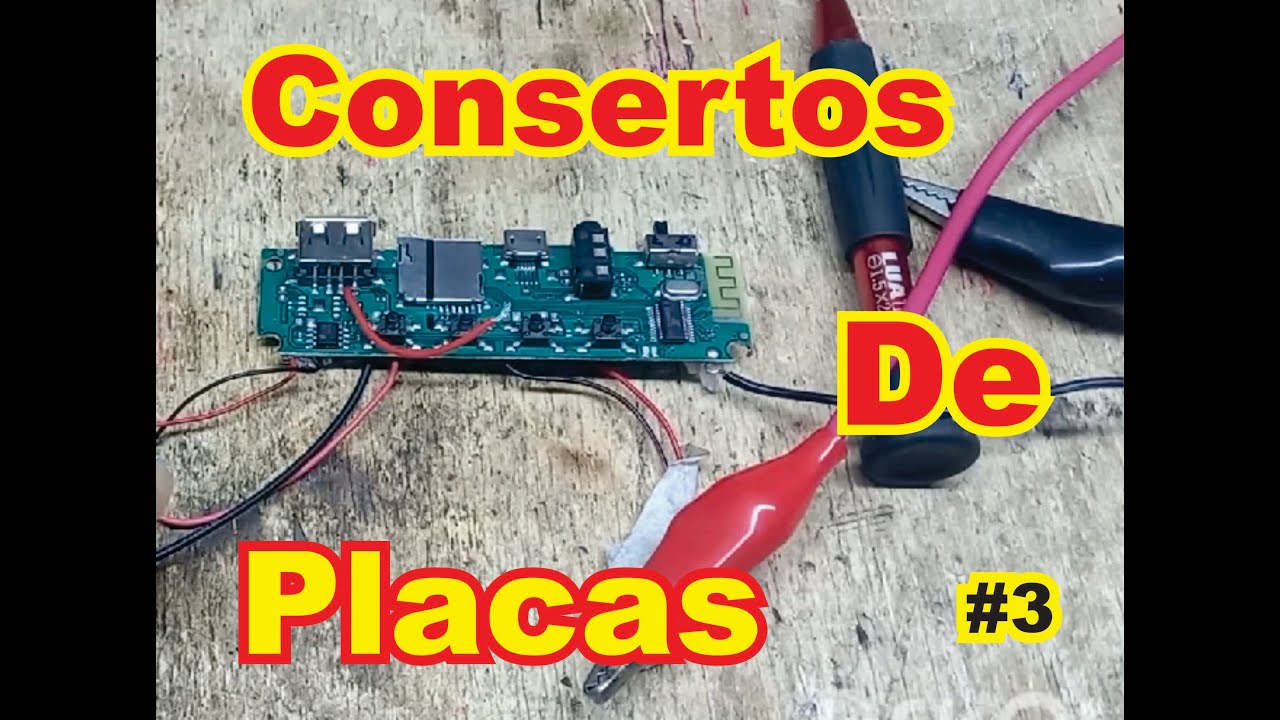 Como consertar placa de caixa Bluetooth 