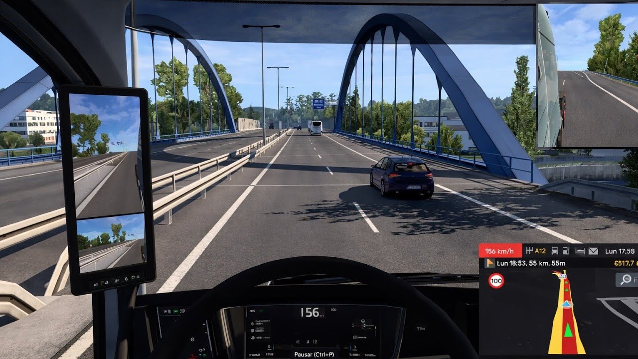 ETS2 Realista 🚛 | Fráncfort → Düsseldorf | Queroseno 23 t | Sin Música ni comentarios