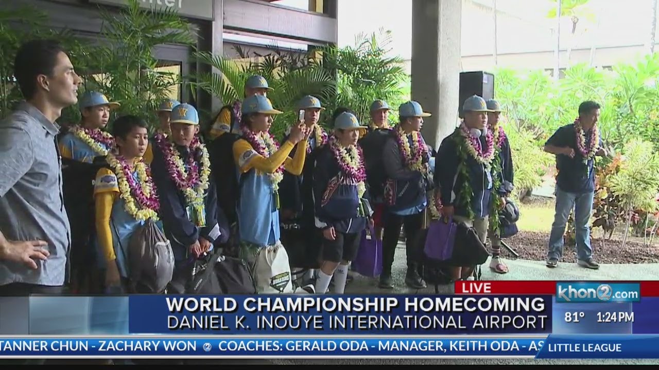 FULL VIDEO: Honolulu's Little League World Series champions return home