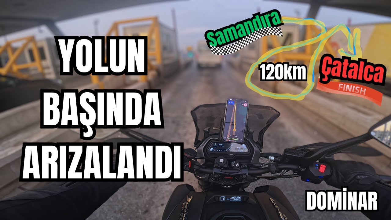 YOLA ÇIKTIK 120KM, YİNE DUMAN YİNE YANIK KOKUSU,  OFFROAD- #DOMİNAR 400 UG #12