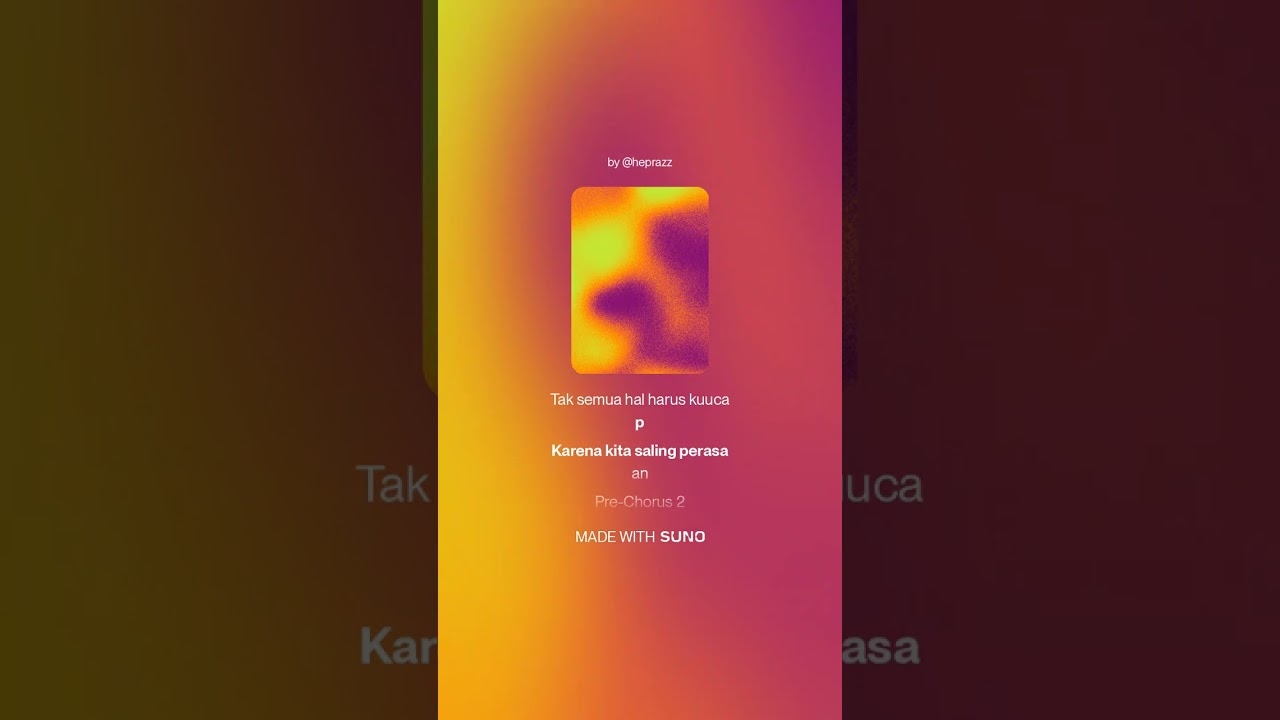 Cover Lirik Aku Masih Di Sini