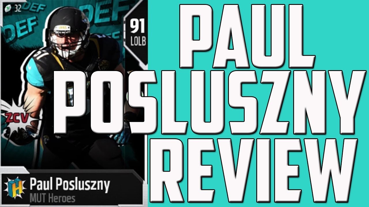 HOW GOOD IS MUT HERO PAUL POSLUSZNY? - MUT 18 CARD REVIEW