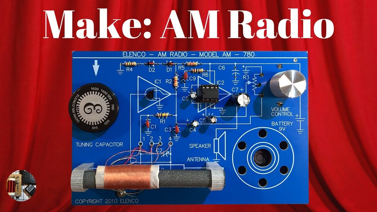 Elenco AM-780K AM Radio Kit Build and Review