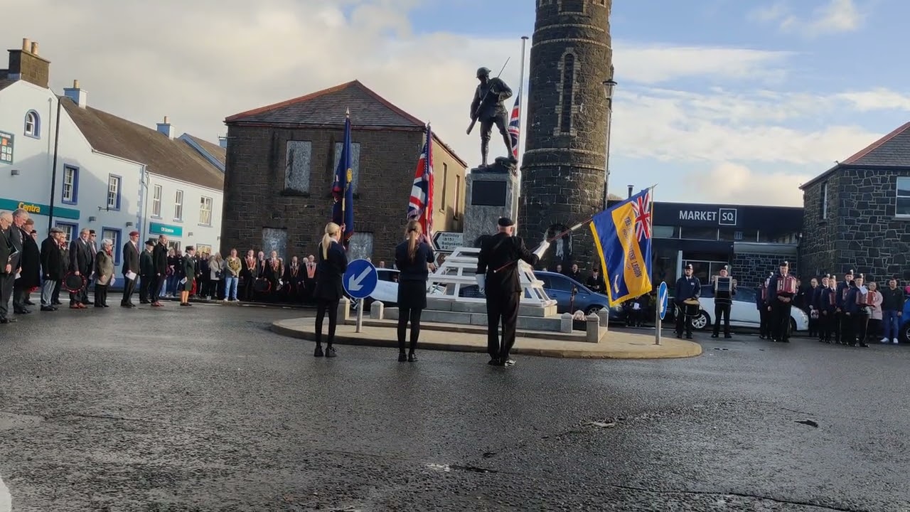 Remembrance Sunday Bushmills 2025. Naming the Fallen.