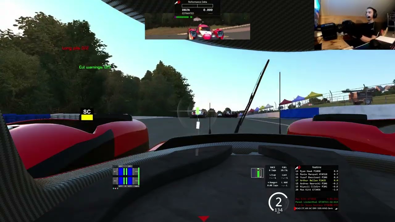 An Eventfull formation lap and race start