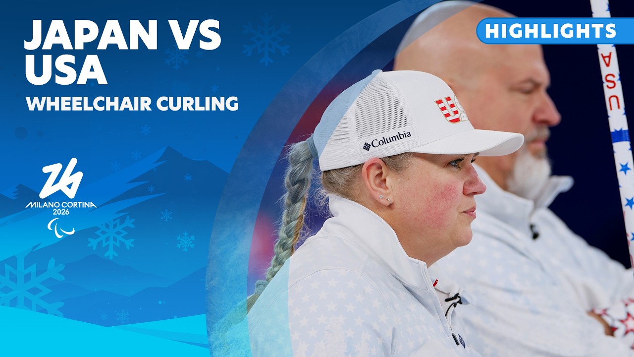 Japan 🇯🇵 vs 🇺🇸USA - Wheelchair Curling Highlights | Milano Cortina 2026