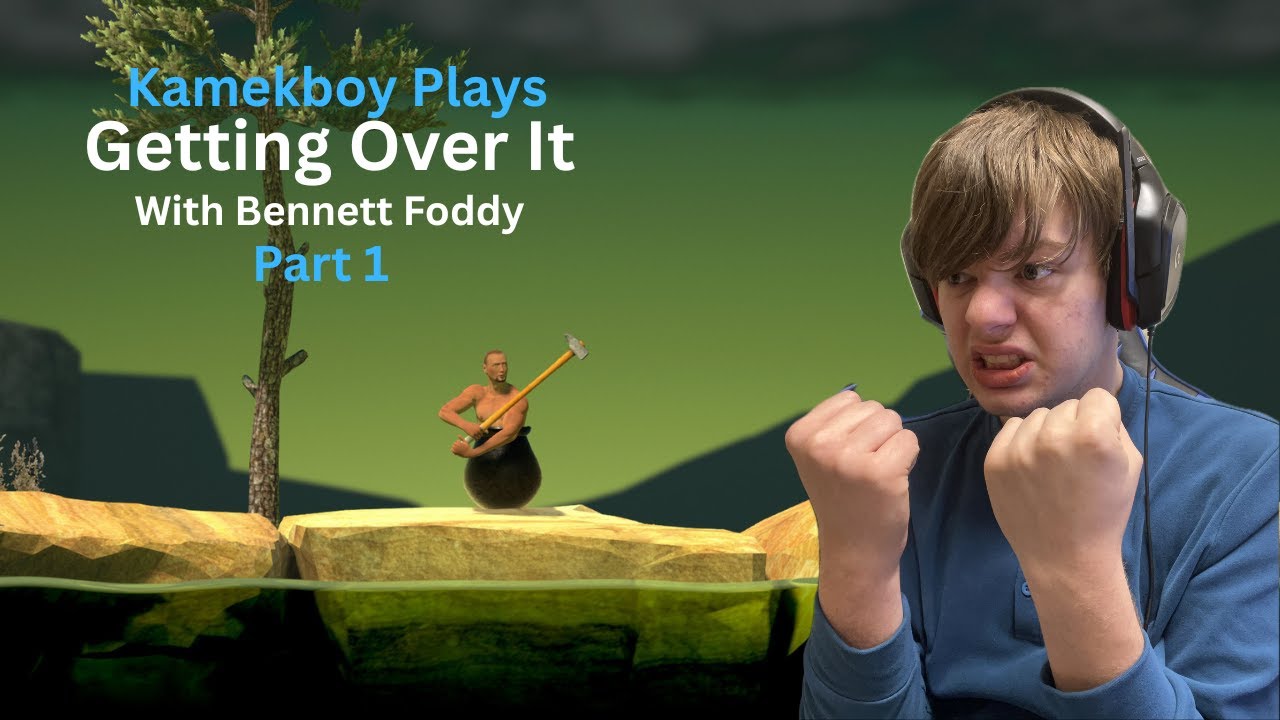 Kamekboy plays Getting Over It With Bennit Foddy! Pt1