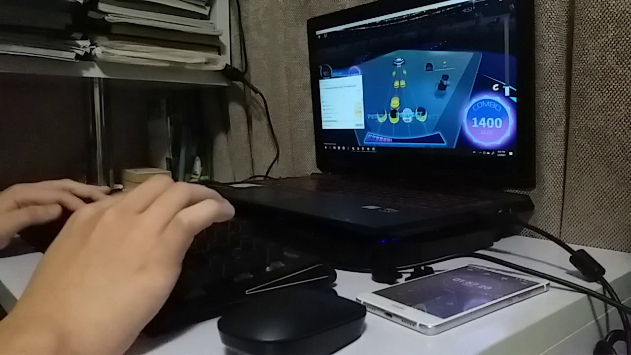 Proof that I don't cheat in keyboard clicking game 2