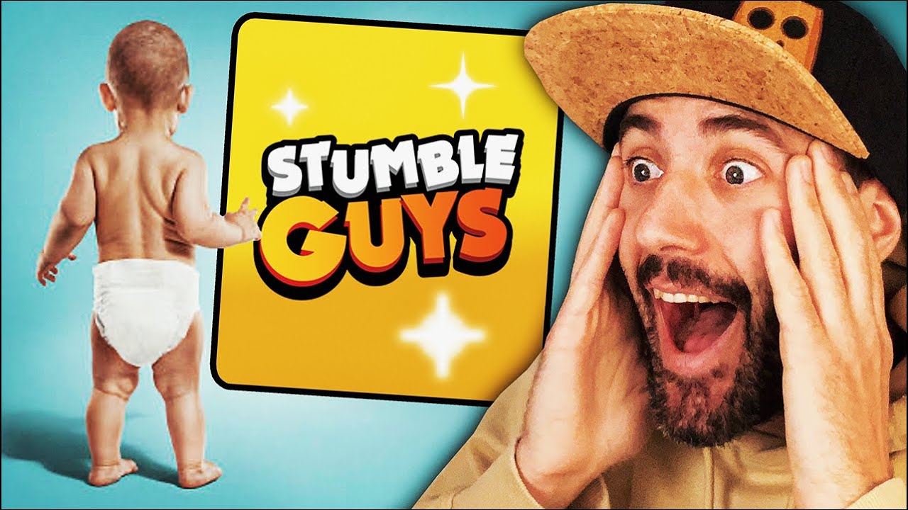 Mon FILS CONTRÔLE mon COMPTE sur STUMBLE GUYS !
