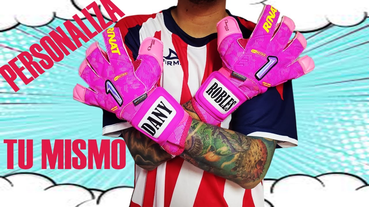 Personaliza tus accesorios deportivos tu mismo, guantes de portero, jersey, etc....