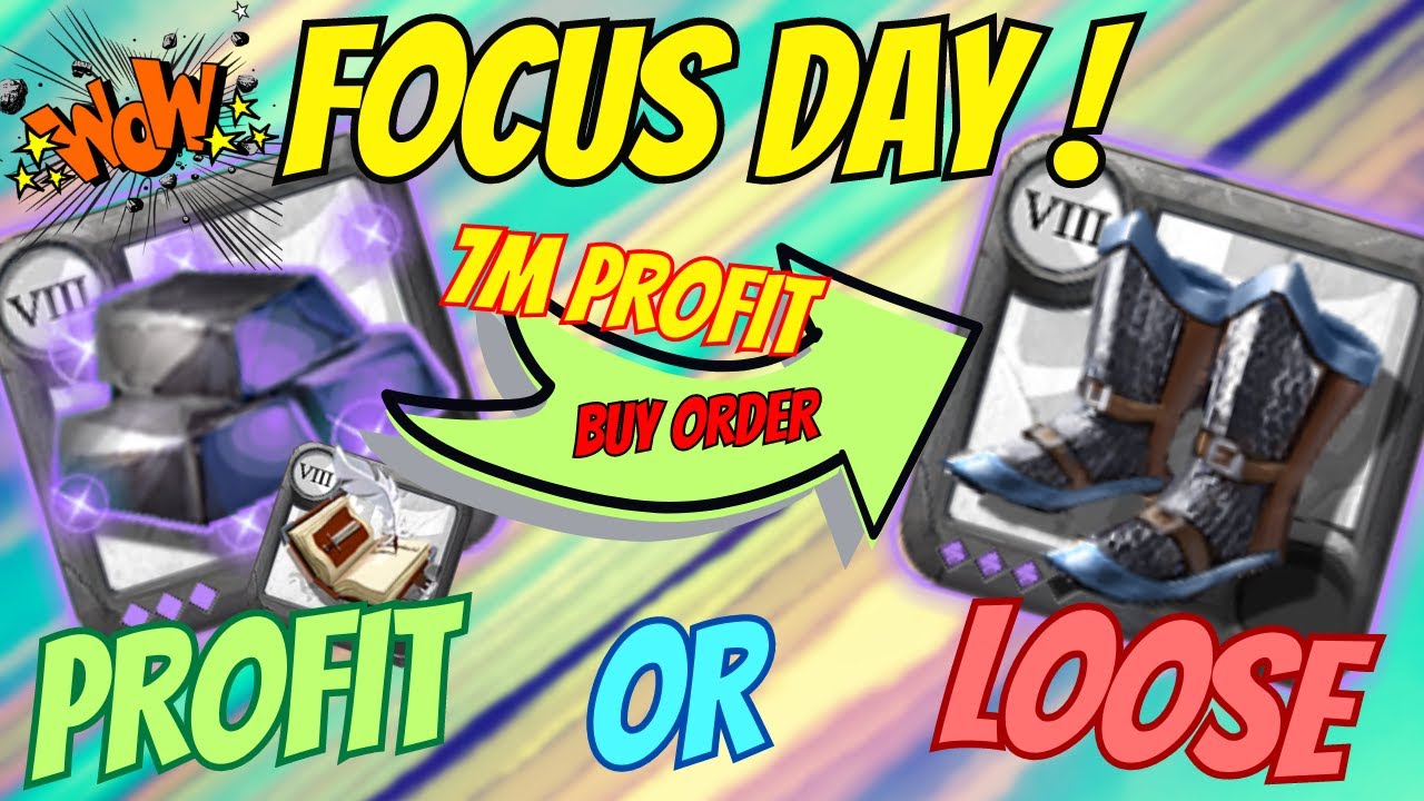 Focus Day: Risk it for the Profit or Lose | Crafting Soldier Boots #9 | Albion Online