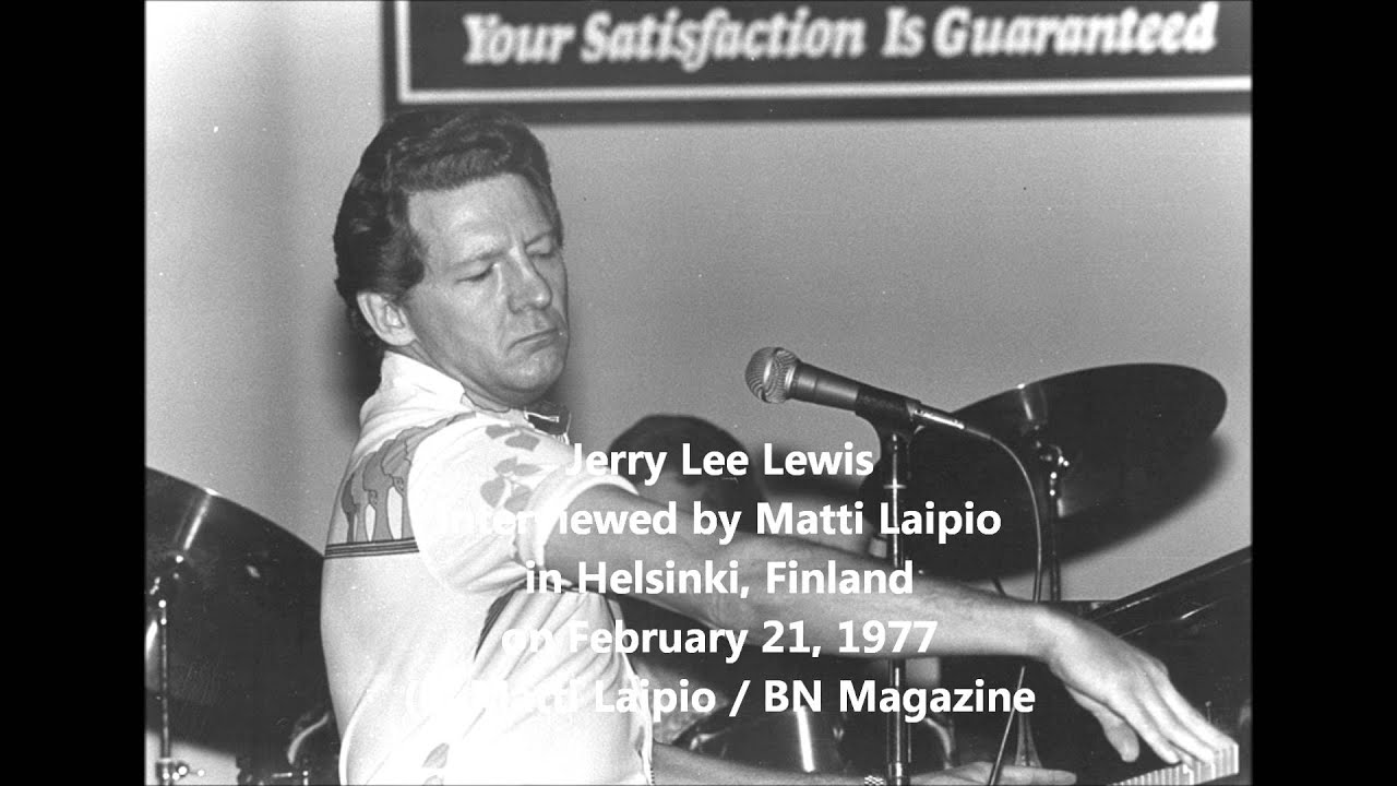Jerry Lee Lewis - Interview, Helsinki, 1977