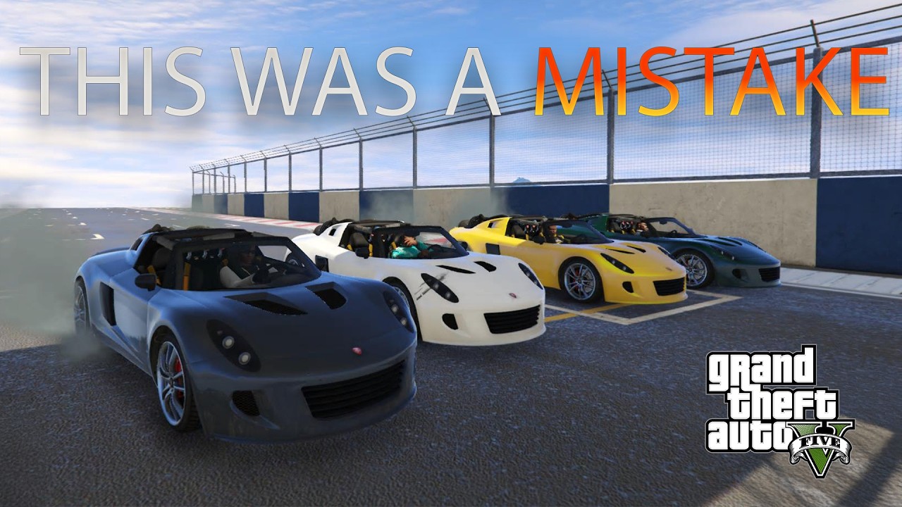 GTA racing but it just goes horribly wrong... | GTA V RACING