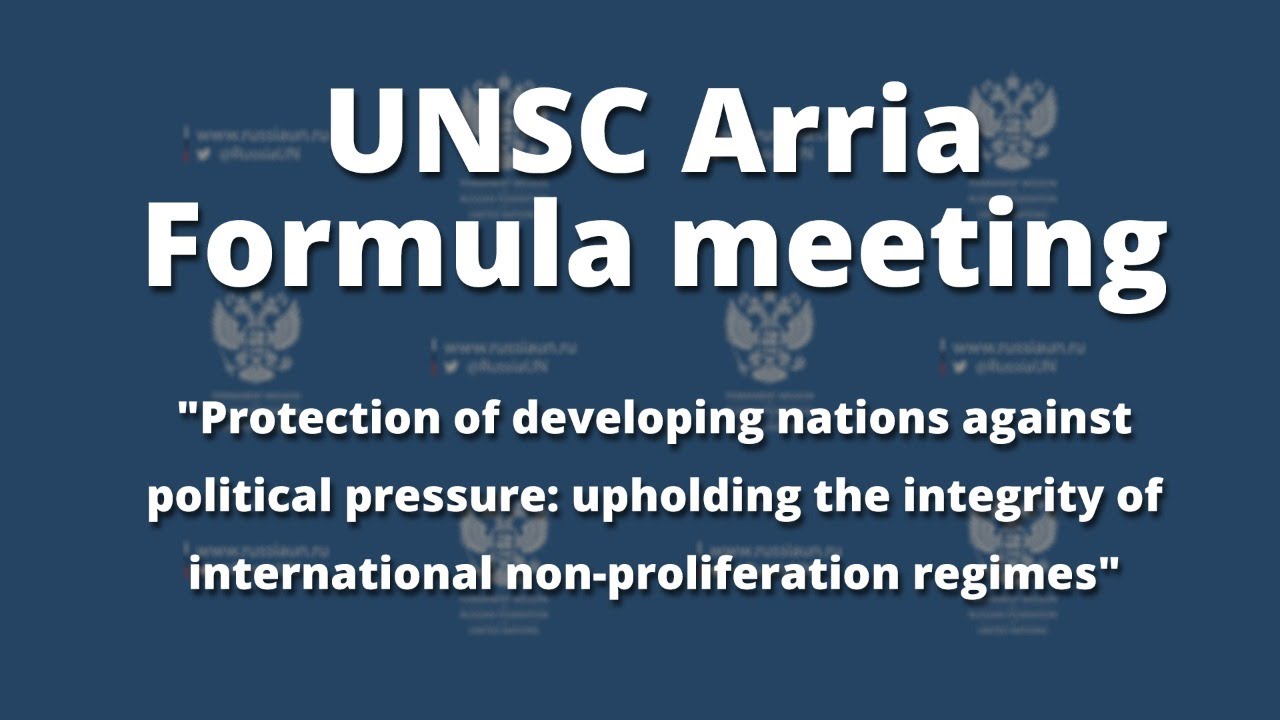 UNSC Arria Formula meeting