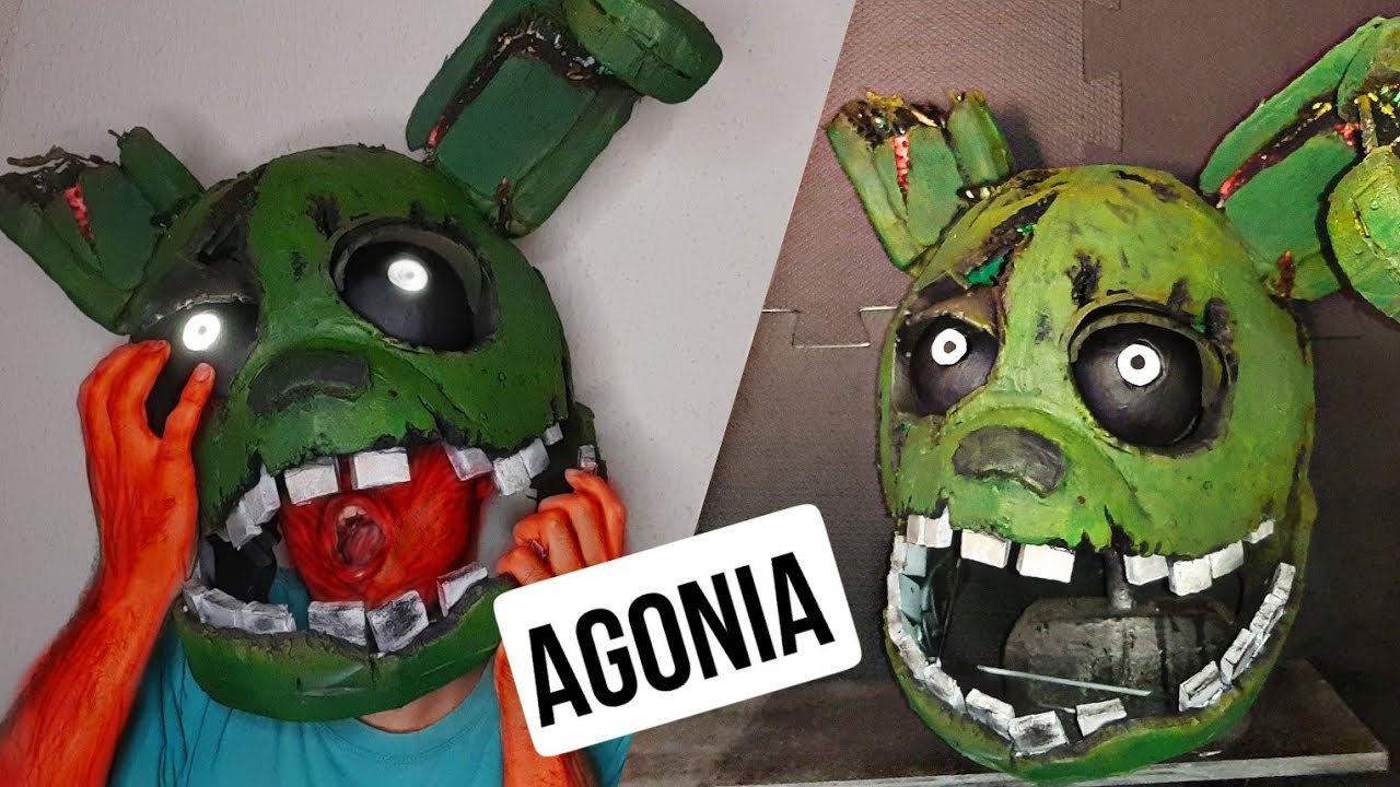 Como fazer a cabeça de um ANIMATRONIC (SPRINGTRAP) | Five Nights at Freddy's