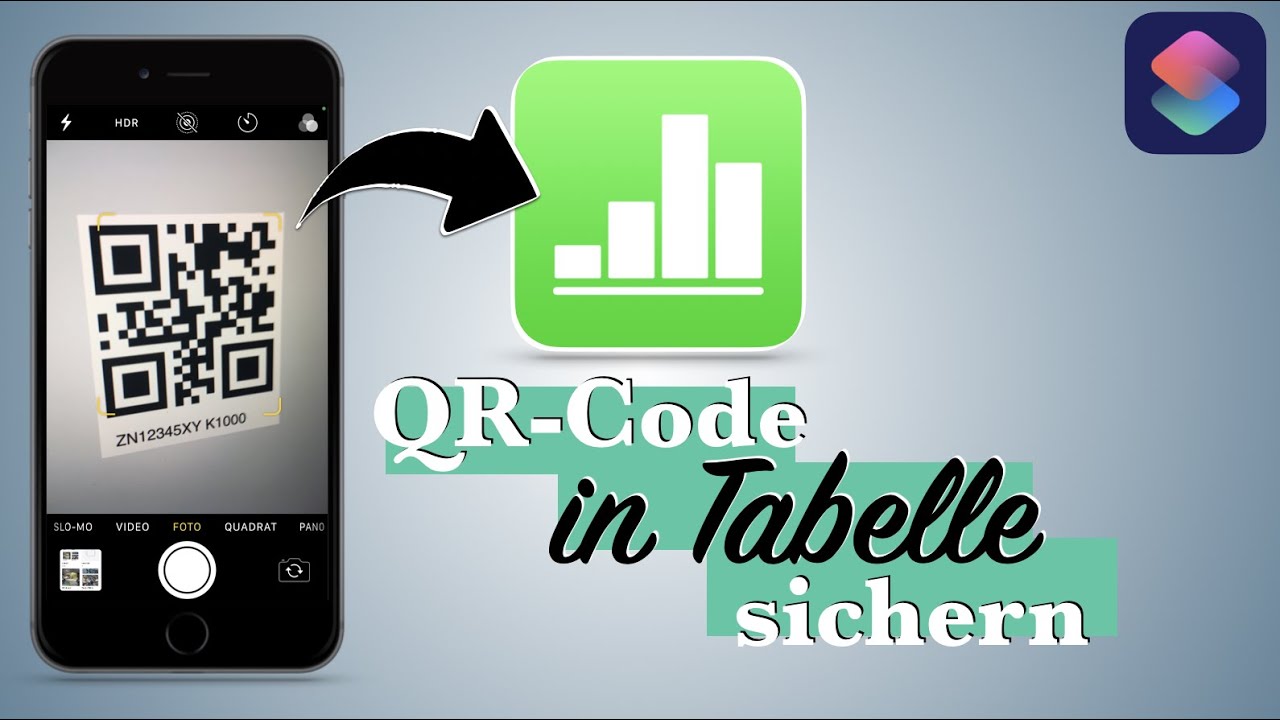 🍎 QR Scan in Tabelle speichern | iPhone & iPad