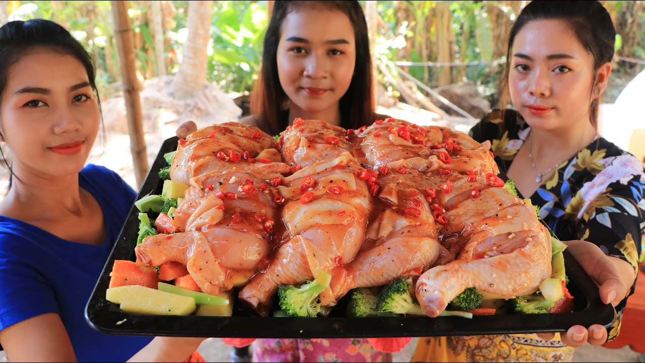 Cooking chicken leg with vegetable recipe - Natural Life TV